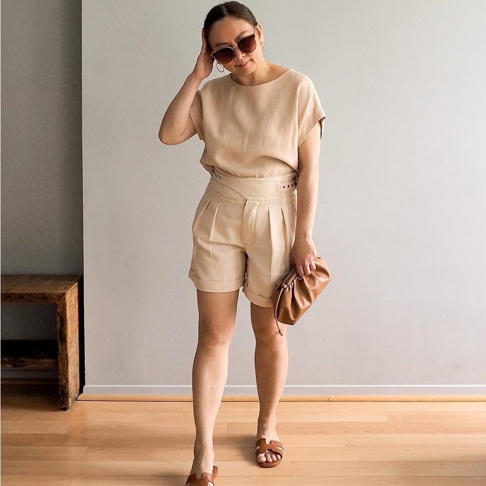 SALE! Le Fou Wilfred Summer Top, in Dusty Pink, Size M